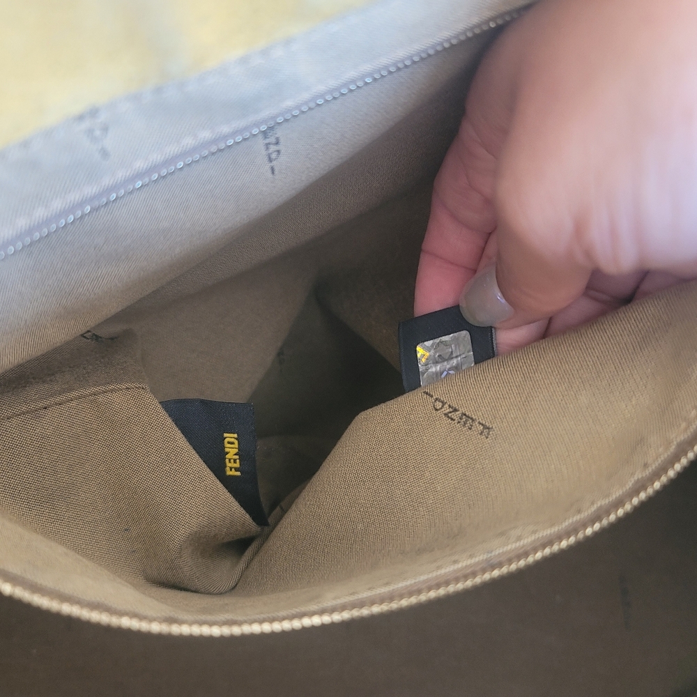 Fendi Brown and Yellow Bag - Picture 16 of 16